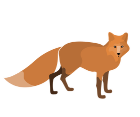 Fox drawing clipart