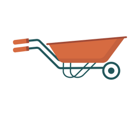 Garden trolley free clipart