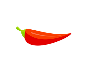 Red chili pepper illustration clipart