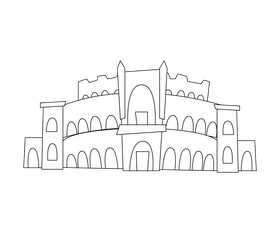 Free church black and white clipart