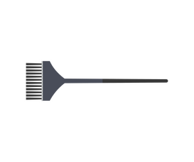 Cartoon hairdresser brush clipart