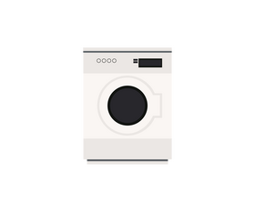 Cartoon washing machine clipart