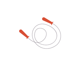 Jump rope illustration clipart