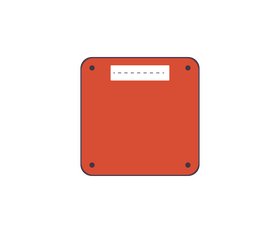 Electronic human weight measuring machine clipart