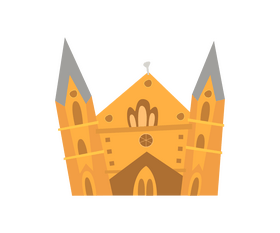 Church drawing clipart