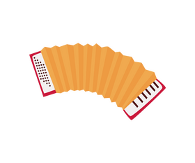 Accordion illustration clipart free download