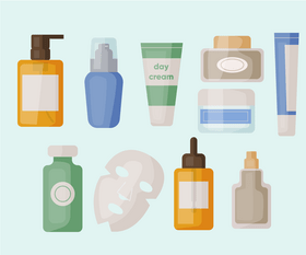 Skincare vector