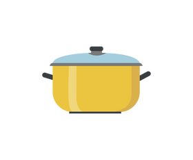 Cartoon stewpan clipart