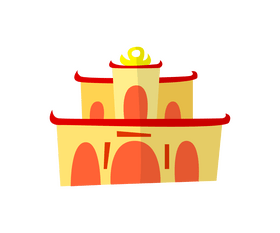 Thai palace clipart