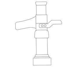 Fire hydrant black and white clipart