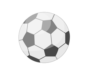 Cartoon soccer ball clipart