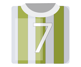 Soccer T shirt drawing clipart