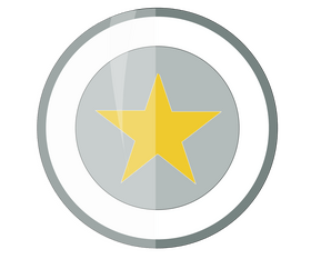 Police badge illustration clipart