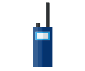 Cartoon walkie talkie clipart