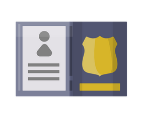 Police warrant clipart