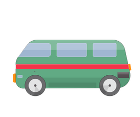 Tour bus clipart