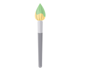 Paintbrush illustration clipart