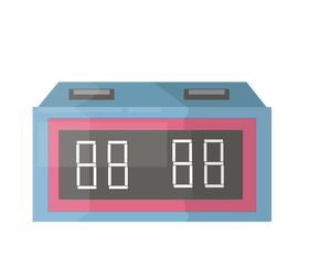 Electric alarm clock free clipart