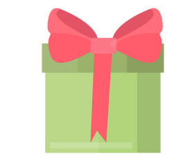 Present, gift box drawing clipart