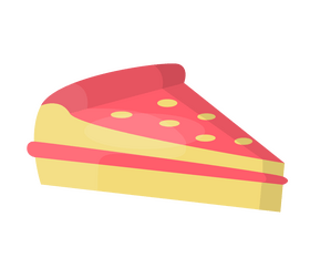 Pie slice illustration clipart