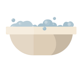 Bubble bath clipart