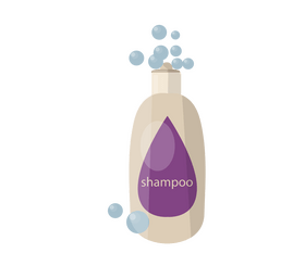 Cartoon shampoo clipart