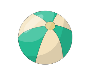 Beach ball clipart