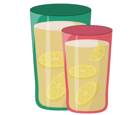 Summer lemonade clipart