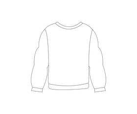 Sweatshirt drawing black and white clipart