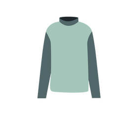 Men turtleneck clipart