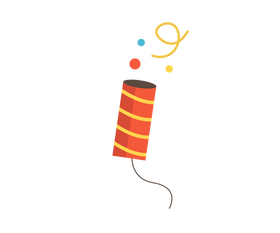 Christmas cracker clipart