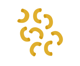 Macaroni pasta free clipart