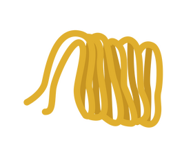 Pasta tagliatelle clipart