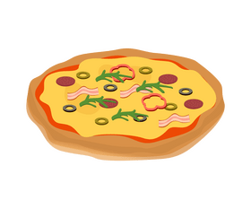 Pizza illustration clipart