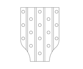 Free vase black and white clipart