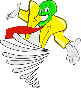 The mask cartoon clipart