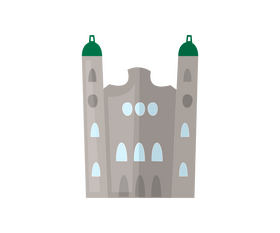 Innsbruck Cathedral, Austria clipart