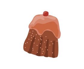 Cupcake cake clipart