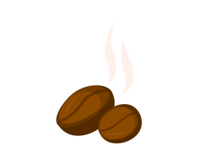 Coffee beans illustration clipart