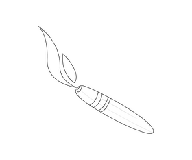 Free cuban cigars black and white clipart