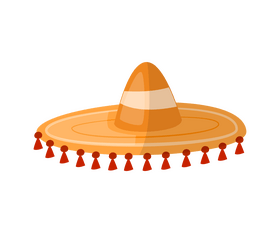 Cuban hat cartoon clipart
