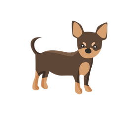 Cartoon dog clipart