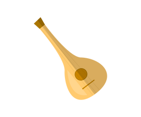 Guitar drawing clipart