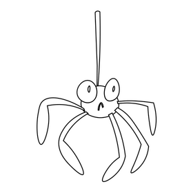 Printable spider web black and white clipart