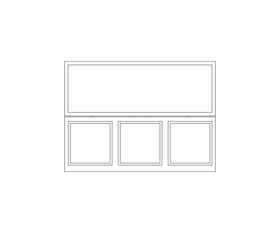 Eyeshadow palette black and white clipart