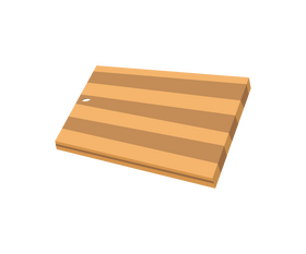 Cartoon cutting board clipart