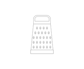 Box grater free black and white clipart