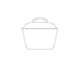 Free tureen black and white clipart