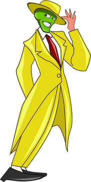 The mask drawing cartoon clipart