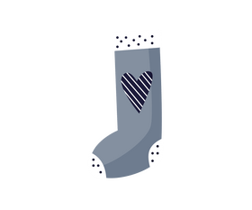 Winter socks free clipart